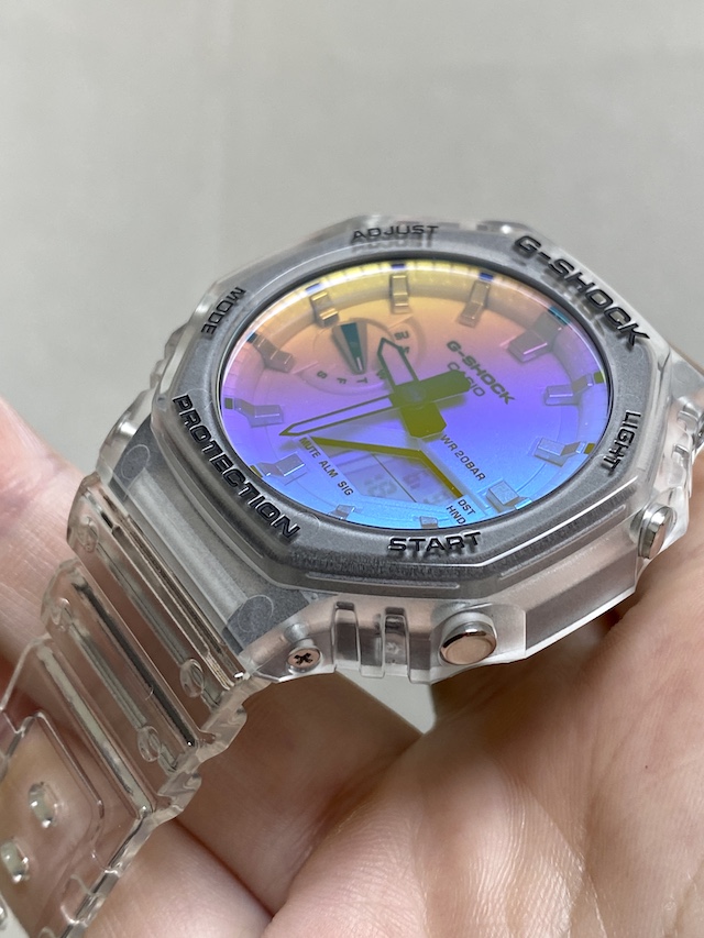 Hands-On Review: GA-2100SRS-7A Iridescent G-Shock Casioak, 45% OFF