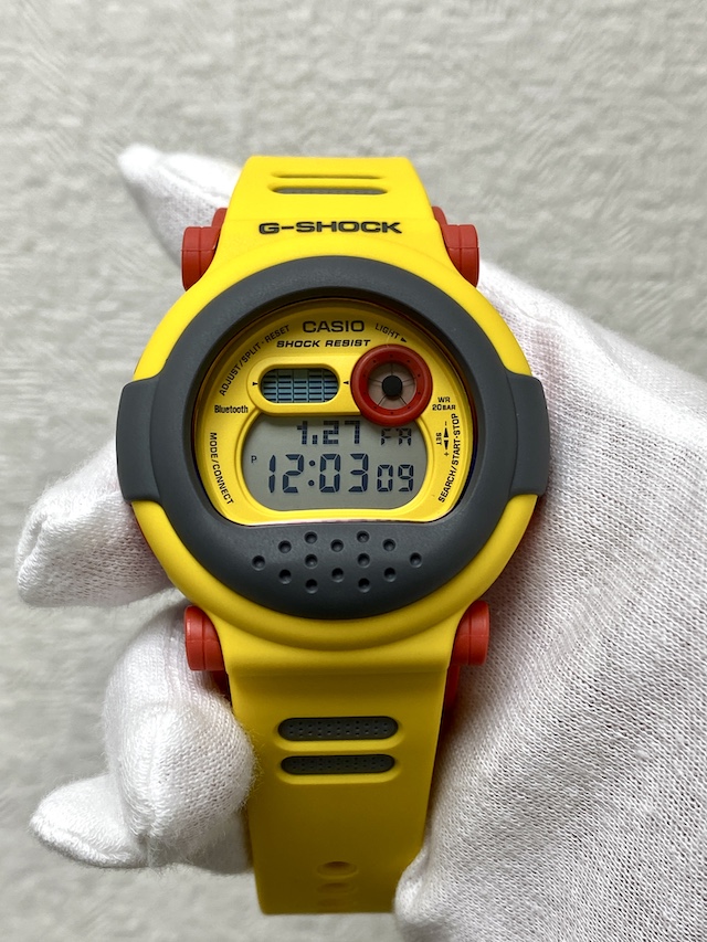 通常 1本タイプ 激安3日間【G-SHOCK】G-B001MVE-9JRイエロー - 通販