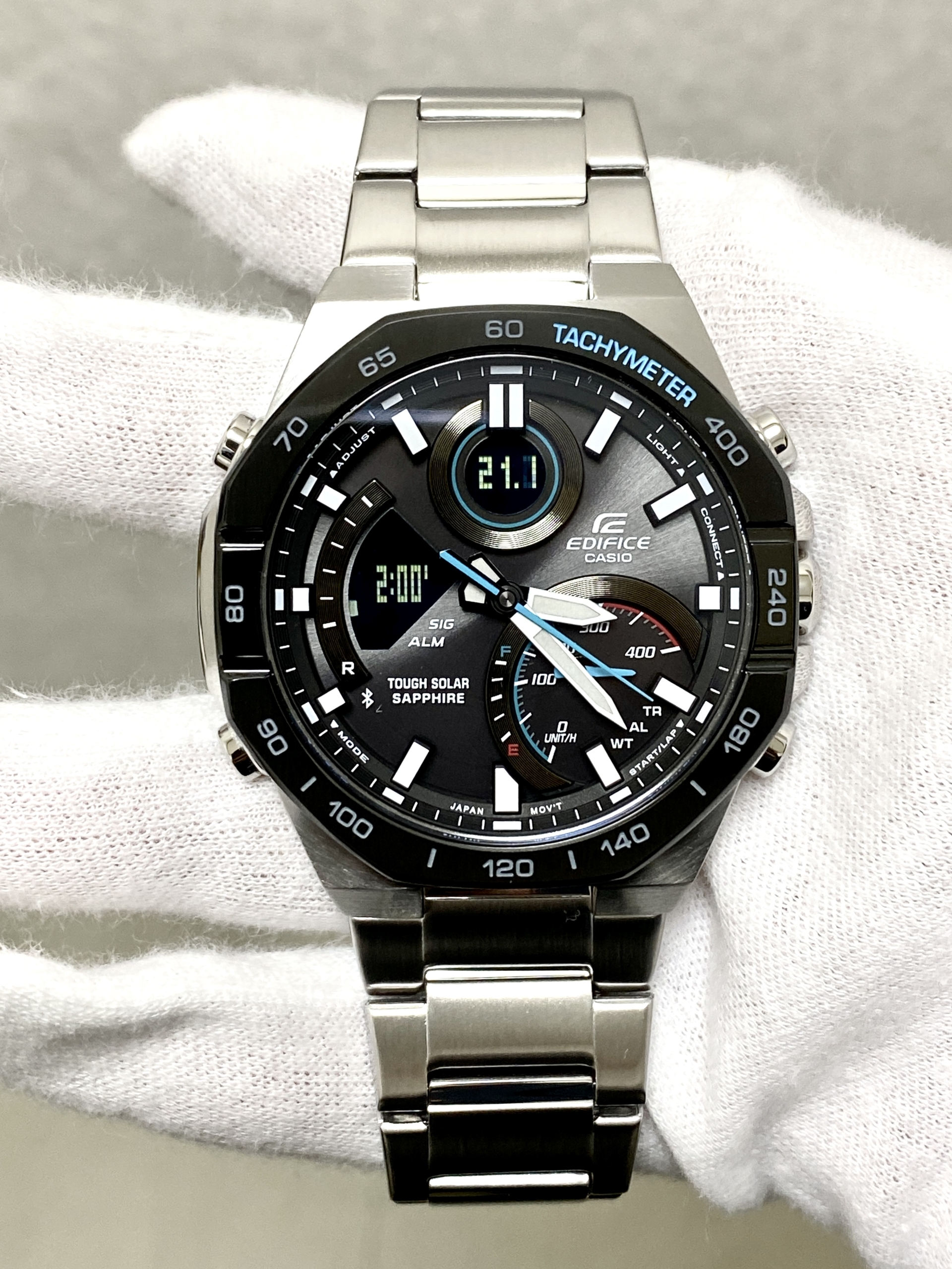 CASIO EDIFICE ECB-2200YP-1AJF 27,0 2023年8月 腕時計 メンズ ﾘｱﾙﾓｰﾀｰ