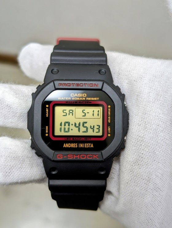 G-SHOCK DW-5600AI-1JR Andres Iniesta Limited Edtion アンドレス ...